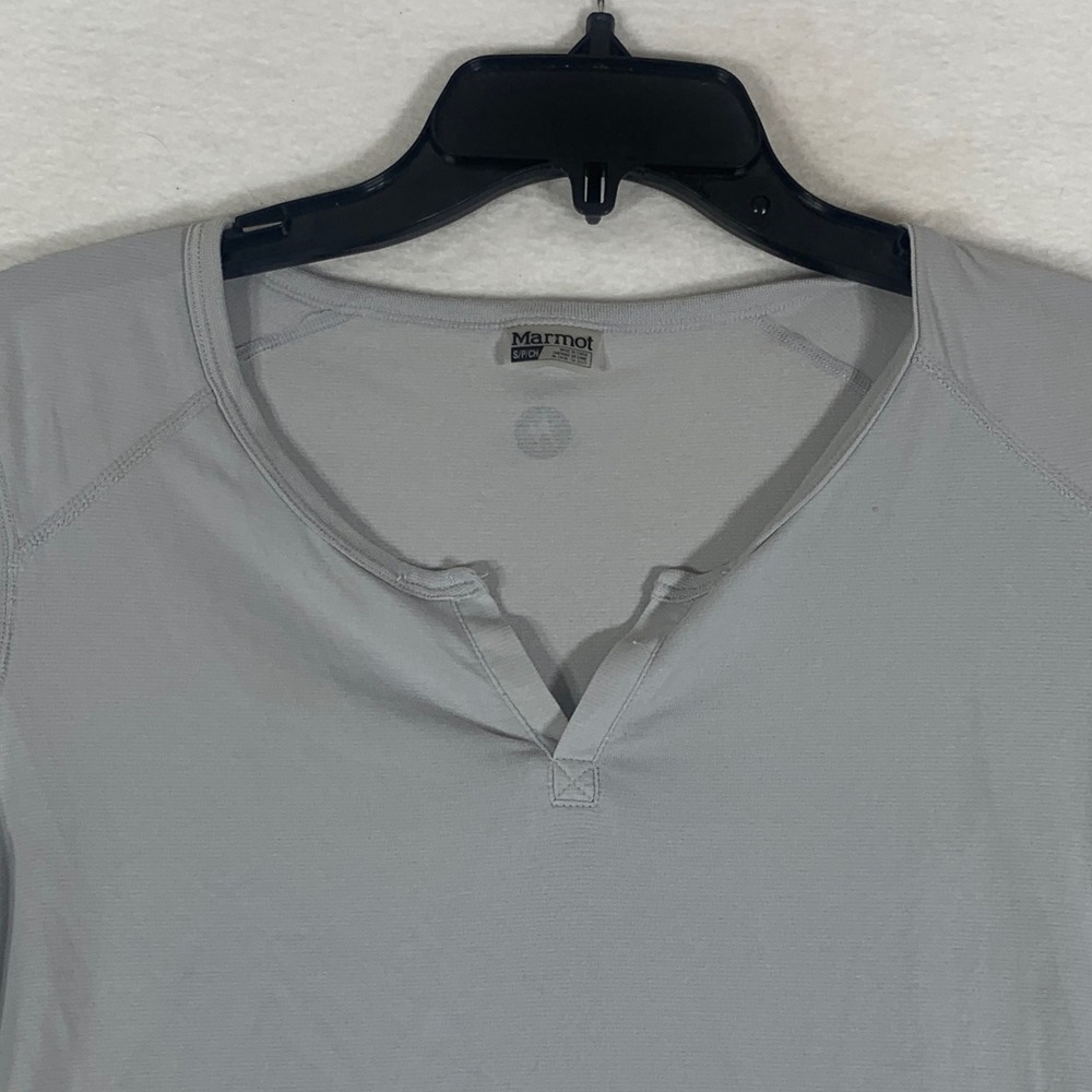 Marmot Cynthia T-Shirt Womens Small Gray Good Performance Hiking Running Tee - Picture 2 of 10